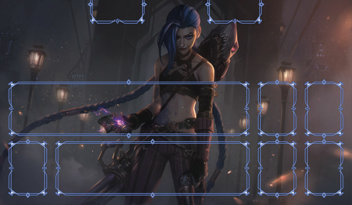 Tapete Riftbound - Splash Art Jinx