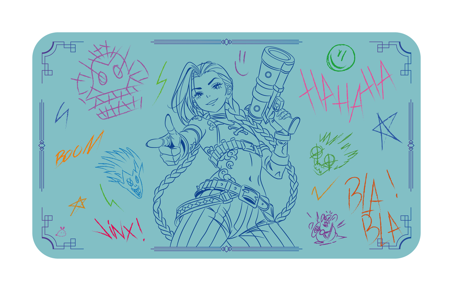Tapete Riftbound - Jinx