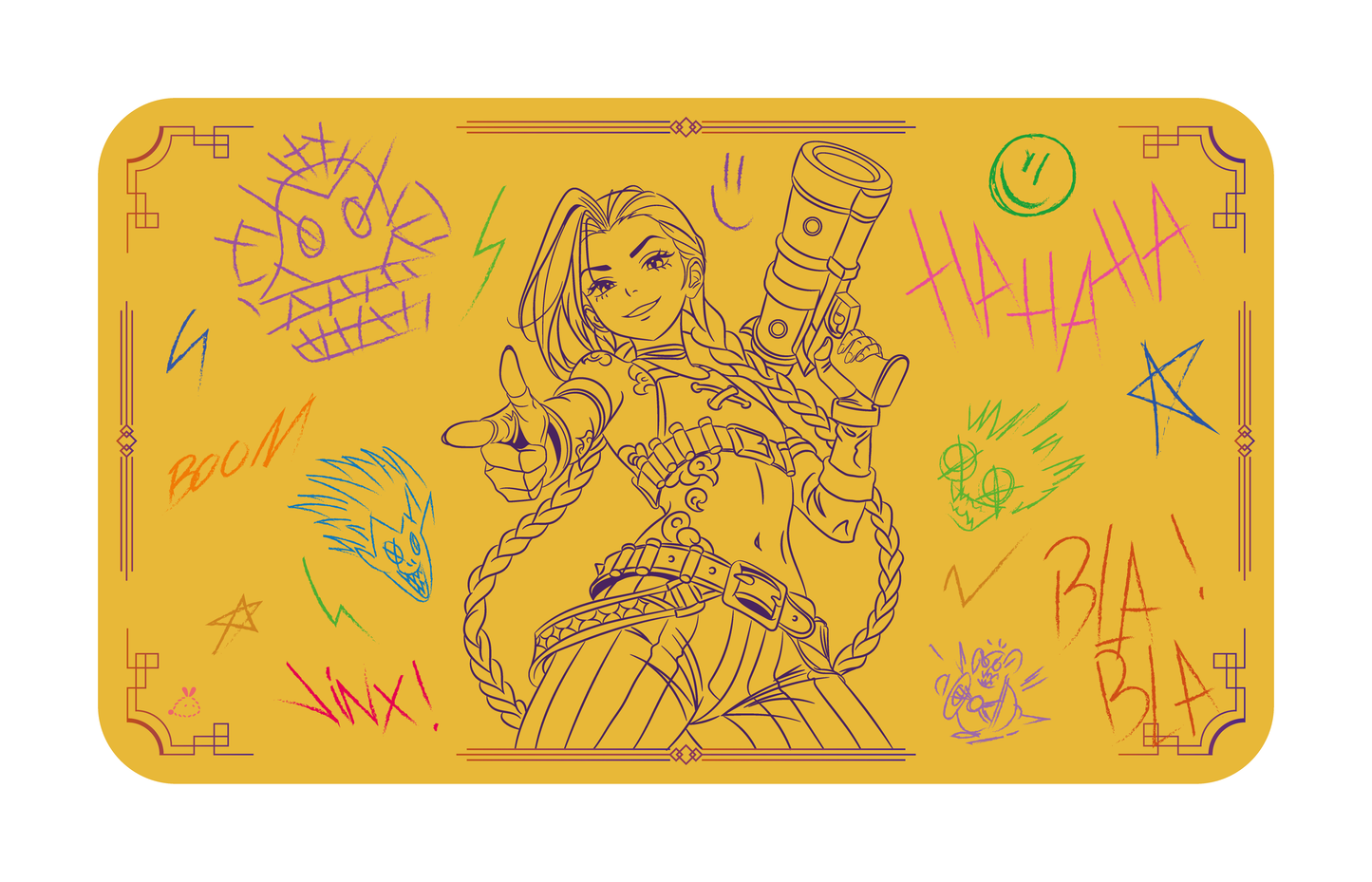 Tapete Riftbound - Jinx