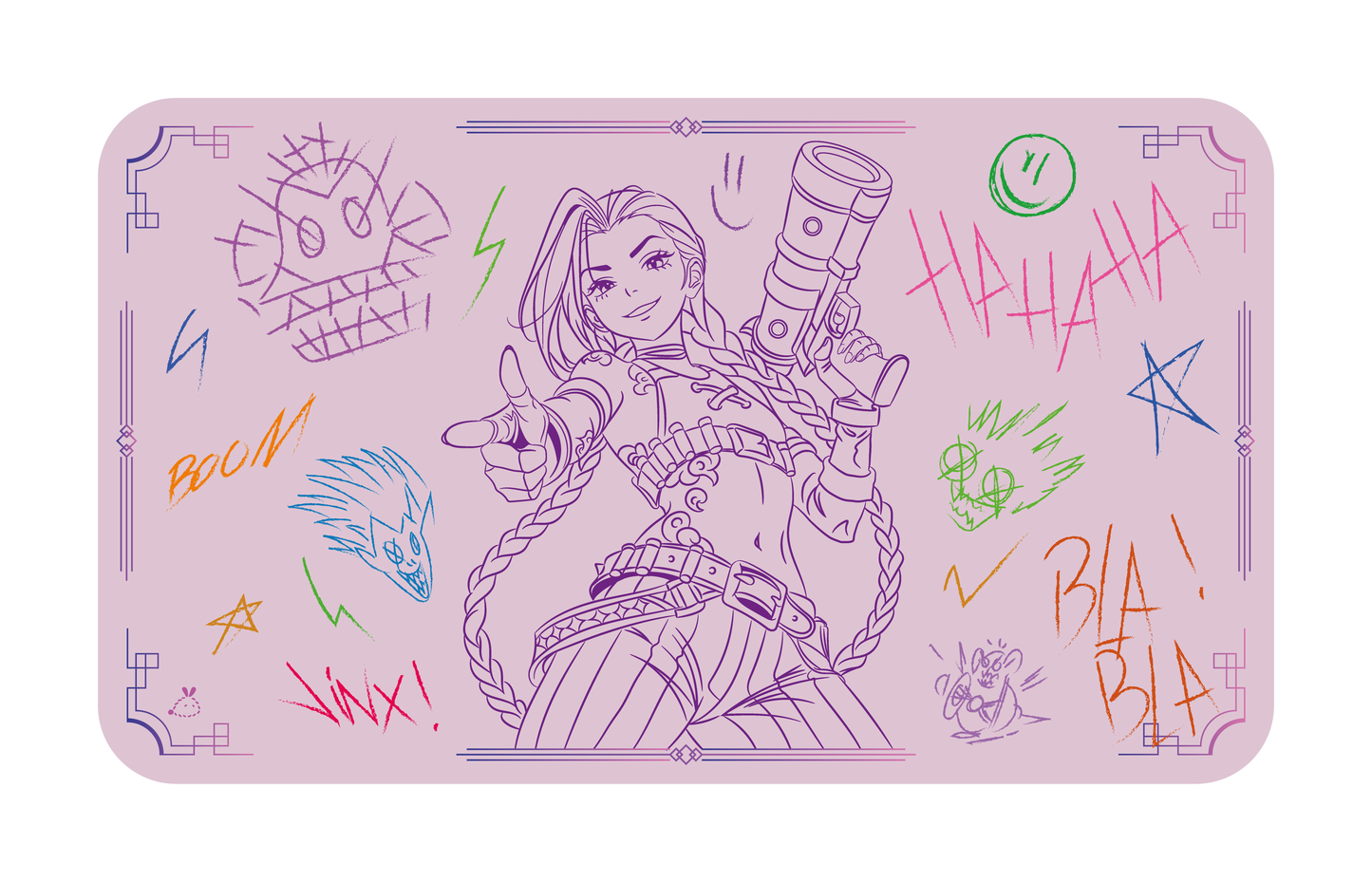 Tapete Riftbound - Jinx