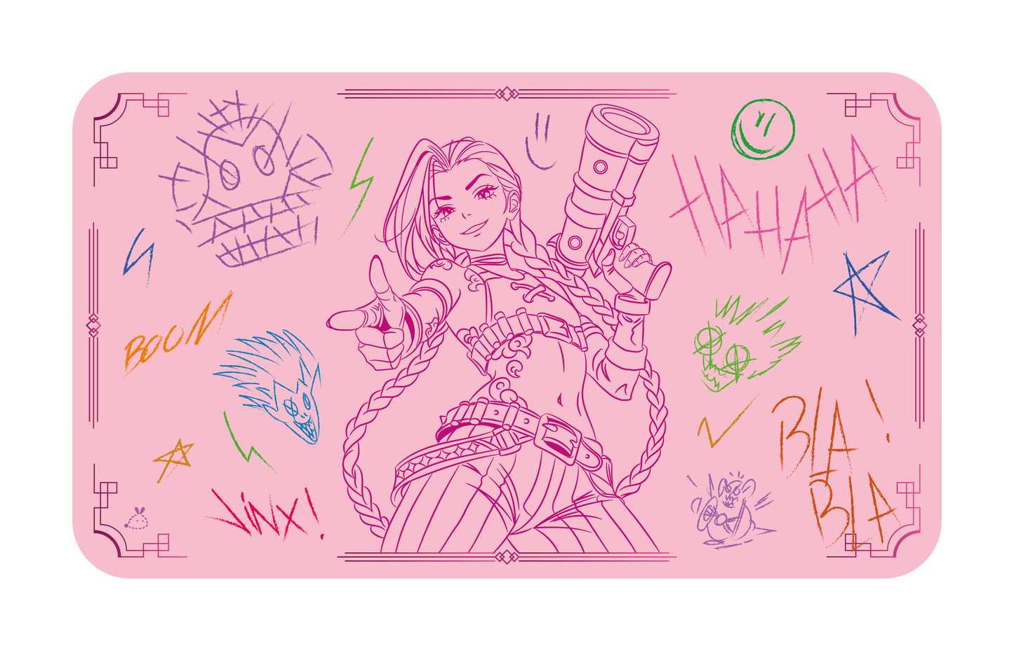 Tapete Riftbound - Jinx