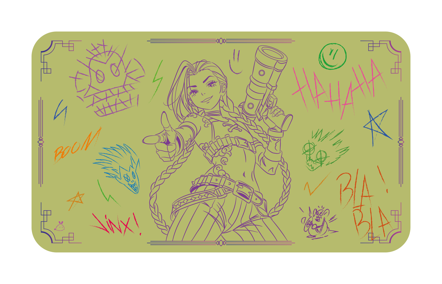 Tapete Riftbound - Jinx
