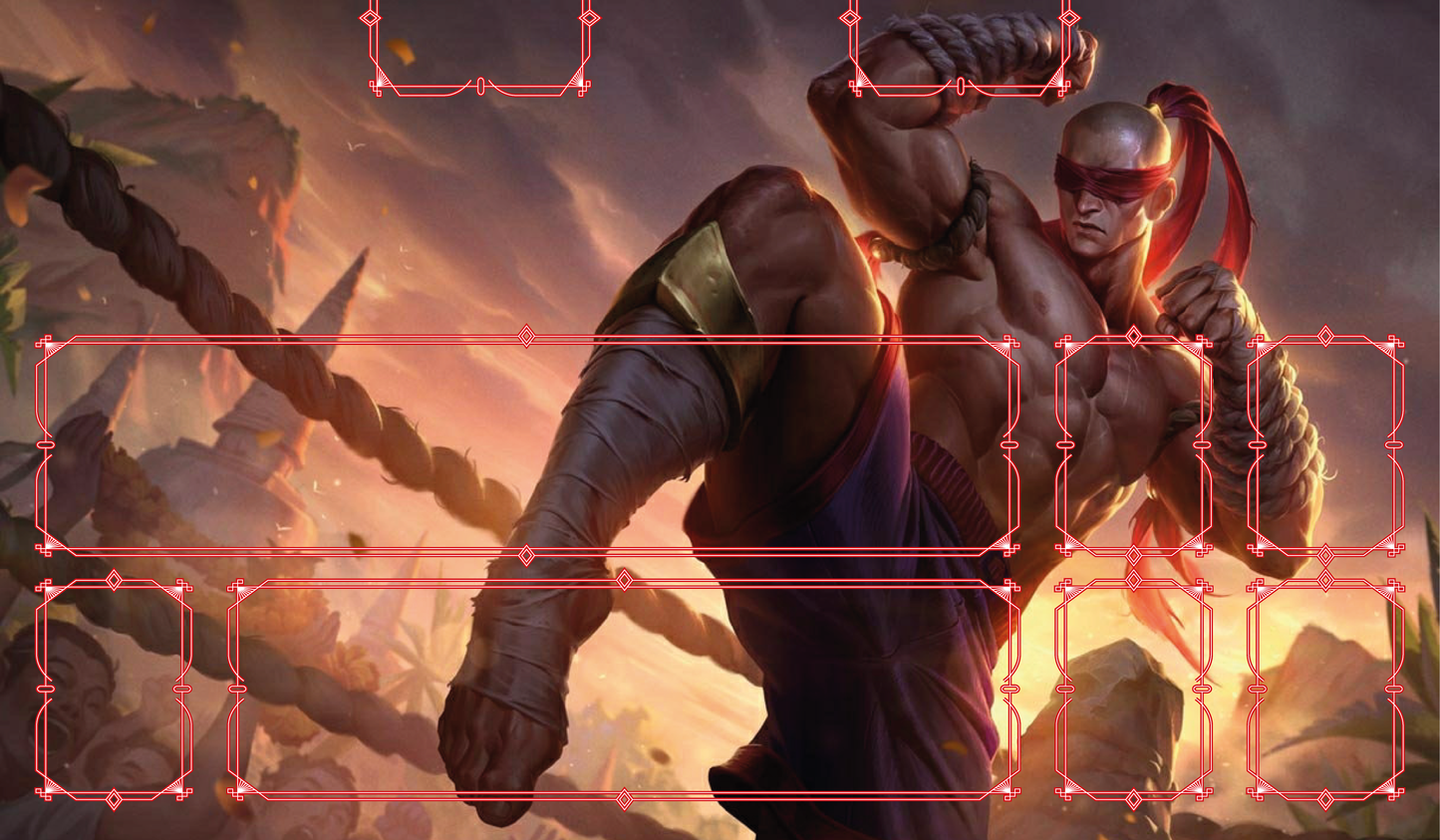 Tapete Riftbound - Splash Art Lee Sin