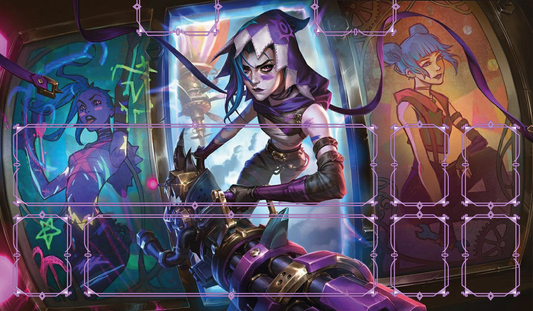 Tapete Riftbound - Splash Art Jinx